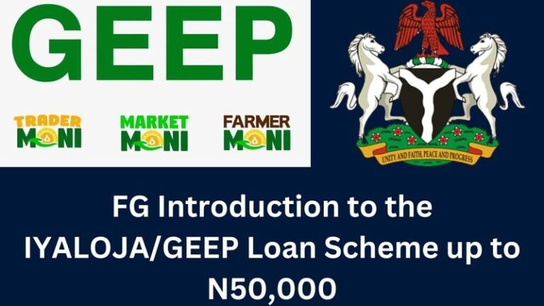 Update On Fg N50000 Iyaloja Geep Loan Scheme December 2023