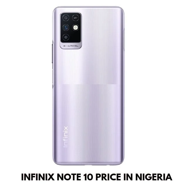 Infinix Note 10 Price in Nigeria